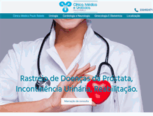Tablet Screenshot of clinicamedicaurologica.com